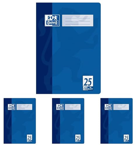 Oxford Heft A4 Lin. 25 (Packung mit 4)