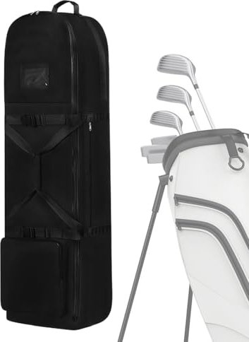 Golf Tasche Reisehülle mit Rädern, Wasserdichtem Nylon und Robust