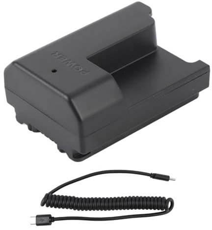 VBESTLIFE USB C Bis NP-FZ100 Dummy-Akku, Ersetzt NP-FZ100-Batterie, die mit A7M4 M3 S3 C2 R4 R5 FX3 ZVE1 Kompatibel Ist