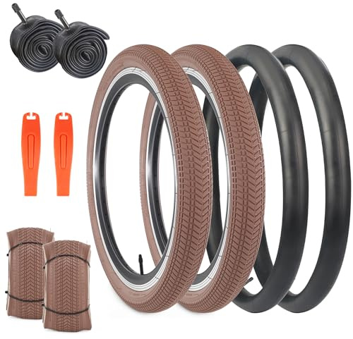 WEEROCK 16 Zoll Fahrradreifen 16 x 2,125 Reifen mit Innenschläuchen, Fahrradreifen für BMX, MTB, Mountainbike, Kinderfahrrad, Dreirad, Crusier Fahrrad, mehrere Farben