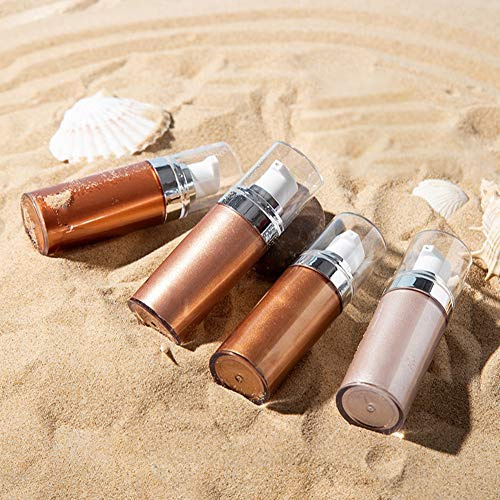 Yinhing Highlighter-Creme, Make-up, Gesichtsglanz, Bronzer, Kosmetik, Glänzender Körper, Gesichtskonturcreme, Glatte, Seidige, Feuchtigkeitsspendende Textur für die Tägliche Party, (2#)