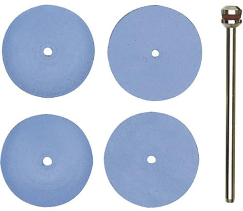 Proxxon 28294 elastische Silikonpolierer, rad-Form 22mm, 10 Stück, Silber