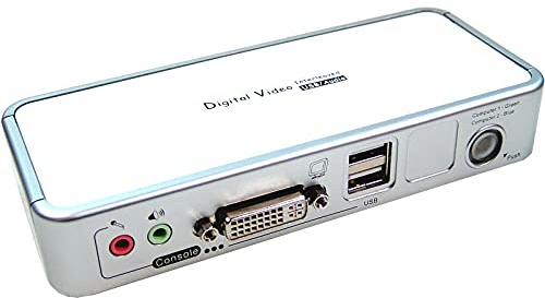 BeMatik - Uniclass DVI KVM USB2 AUDIO 1KVM zu 2CPU