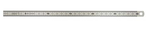 KS Tools 300.0103 Flexibler Stahlmaßstab, 250mm