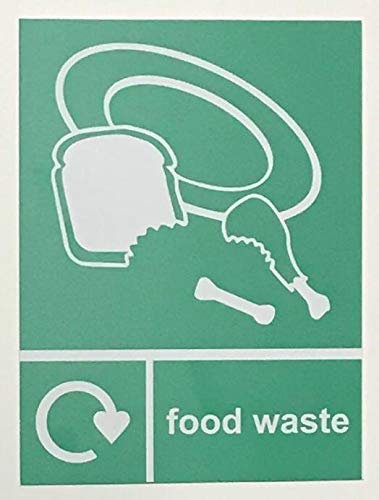Recycling bin Sticker Food Waste - Self Adhesive Label …
