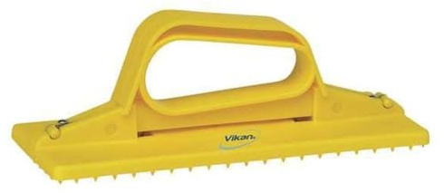 Vikan 55106 Hand Model Pad Holder, Yellow, 235mm Length, 100mm Width, 80mm Height
