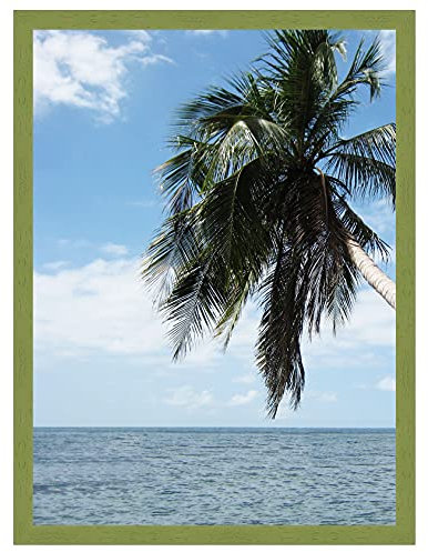 RK Cadres Benutzerdefinierter Bilderrahmen 84x94 oder 94 x 84 Rahmen Olive Green, 3 cm Breiten Holzleisten