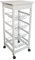 Mueble Gestion Carro de Cocina, Verdulero con Ruedas Bahia 2 Blanco