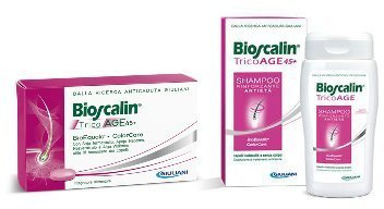 Bioscalin Tricoage 45+ Shampoo 200 ml Stärkend Anti-Aging + 30 Tricoage-Tabletten