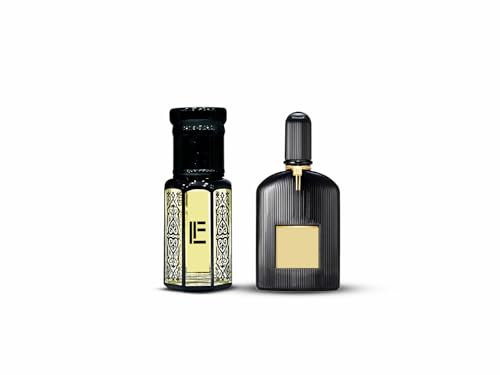 Roll On Perfume Body Oil – Midnight Bloom Black Orchid Inspired 6ml - Long-Lasting Amber Floral with Vanilla, Patchouli & Sandalwood – Alcohol-Free Concentrated Fragrance for Women