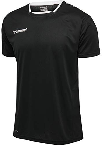 hummel Authentic Poly Trikot Kurzarm Kids F9402 schwarzweiss, 16 (176) Kinder
