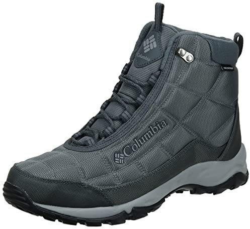 Columbia Bottes Firecamp pour homme, Acier gris titane, graphite, 48 EU