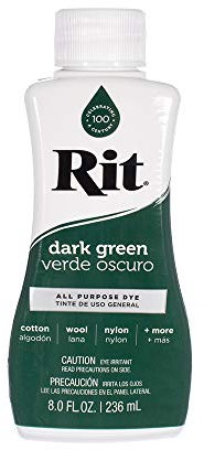 Rit Liquid Fabric Dye Dark Green 236ml