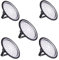 Bikuer LED Industrielampe 200W 5 Stück, LED Hallenleuchte Industrial Hallenbeleuchtung Werkstattbeleuchtung Kronleuchter, Abstrahlwinkel 120° Kaltweiß 6000-6500K