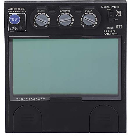 Welding Helmet Lens, Solar Auto-Darkening Welding Lens, Ajustable LCD Lens Dimming Shade Horizontal Filter, Welding Protective Mask Lens, Welding Supplies