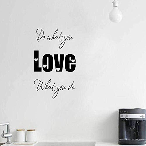 Wall Stickers Do What You Love Stickers Decoration Pvc Wall Decal 37.5Cm*62Cm