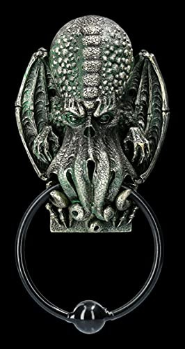 Figuren Shop GmbH Türklopfer Cthulhu | Kunststein | handbemalt | zum Hängen
