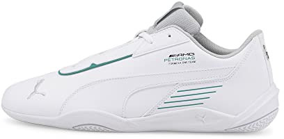 PUMA Herren Mapf1 R-cat Machina Sneaker, White-Mercedes Team Silverspectra Green, 45 EU