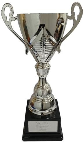 County Engraving Large Personalised Silver Metal Presentation Cup Trophy Engraved Multi Award - Enter Your Own Custom Text