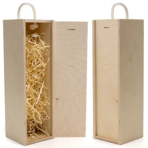 HolzFee Holzkiste Flaschenkiste Weinkiste Kiste für Geschenke