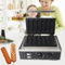 Gofrera eléctrica de acero inoxidable de 1500 W, profesional, gofrera, gofrera, mango, gofres de maíz, perrito caliente, placa antiadherente, máquina para gofres Wmf