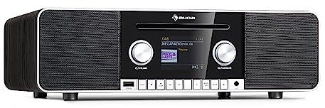 Auna Connect CD MKII Internetradio, CD Player HiFi, Mediaplayer, CD-Player BT,MP3, DAB+, Spotify Connect Radio, CD Receiver, weiß