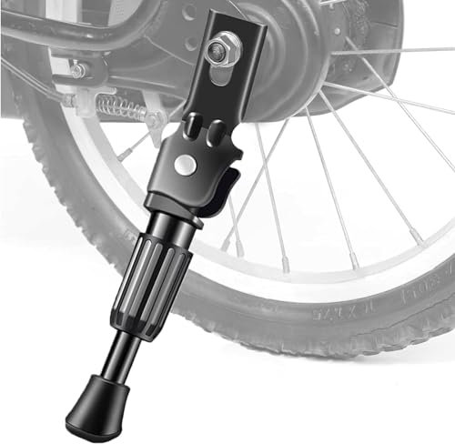 VakiReyy Fahrradständer 14 Zoll Kinderfahrrad Einseitiger Stand Einstellbare Fahrradständer Fahrräder Zubehör für Kinder für Kinderfahrräder Laufräder Kleine Fahrräder