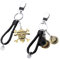 2PCS Porte-Clés Une Pièce, Porte-Clés Luffy Une Pièce, Pendentif Clé Anime en Alliage, Pendentif Chapeau Luffy, Adapté Aux Cadeaux de Vacances