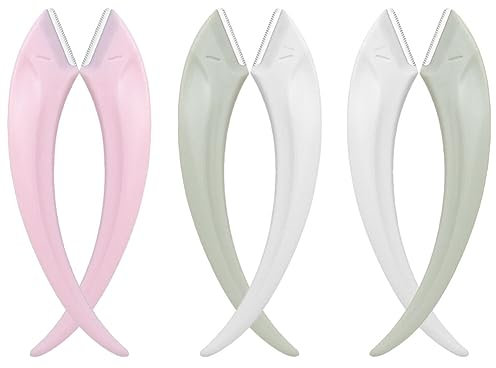 Beavorty 6st Meniskus Anti-kratz-augenbrauentrimmer 6-tlg Augenbrauenschneider Gesichtshaarentfernung Für Frauen Gesichtsrasierer Augenbrauenartefakt Kosmetik Rostfreier Stahl Fräulein