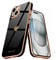 Teageo Kompatibel mit iPhone 15 Hülle + 2 Stück Schutzfolie, Mädchen Herz Styling Hülle Galvanisierte Weich TPU Schutzhülle Kameraschutz Kratzfest Phone Case für iPhone 15, Schwarz