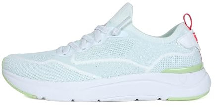 WALK IN PITAS | Cue Woman | Zapatillas de Mujer Casual Tipo Sneaker | Deportivas de Mujer para el Verano sin Cordones | Zapatos y Bambas de PITAS | Blanco 41
