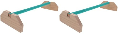 minkissy 2Pcs Chicken Perch Natural Wood Bird Play Stand Indoor Chicken Perch for Hens Roosting for Birds Pet Supplies 15.75 X 5.91 X 5.12 in