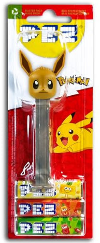 PEZ Spender Pokemon Evoli inkl. 2 x Pez Bonbons 2 x 8,5 g
