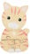 Cat Mini Wooden Puzzles - My First Puzzles, Jigsaw Puzzle Games with Sea life Animal - Educational Toys For 1 Year Old + Toddler, Montessori Early Development & Activity Toys by Orange Tree Toys