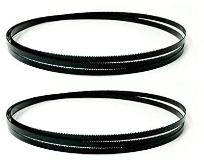 PNAJFUEL Bandsägeblatt, 2 Stück 3380 X 10 X 0,35 Mm Sk5 Carbon-Bandsägeblätter 14 Tpi Holzbearbeitungswerkzeufür 315/316/317/318/14Tpi/Multi Cutting_0.35Mm