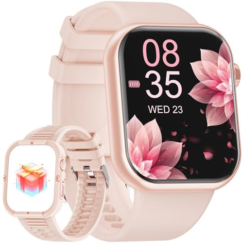 Hwagol Smartwatch Uomo Donna,1,85''Fitness Tracker 140+ modalità Sportive Orologio Smar twatch con Contapassi/Cardiofrequenzimetro/SpO2/Cronometro,Cassa e Cinturino in Omaggio