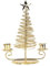 Weihnachtsbaum-Teelicht-Kerzenhalter, Goldene Weihnachtsbaum-Kerzenhalter, Metall-Weihnachtsbaum-Teelicht-Kerzenhalter für Tischdekoration, Dekoration