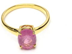 Bague en saphir rose en argent sterling 925 pour femme et homme, bague de déclaration faite à la main, bague en pierre taillée de forme ovale