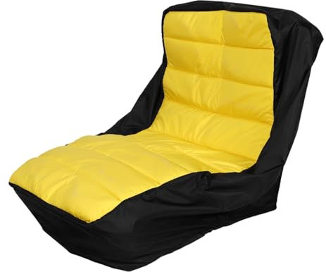 DIKACA Housses De Siège En Coton Et Polyester Pour Tondeuse À Gazon Accessoires De Tondeuse Accessoires De Tracteur D'Équitation Jaune