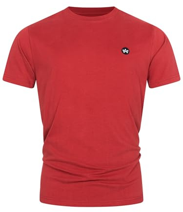 Herren KSTimmi Organic T-Shirt aus 100% Baumwolle mit Rundhals-Ausschnitt | Herrenshirt Sommershirt Biking Red, XL