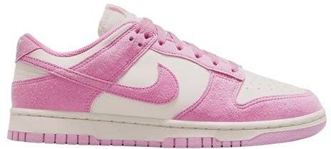 NIKE Dunk Low, Sneaker Donna, Sail/Pink Rise-Sail, 37.5 EU