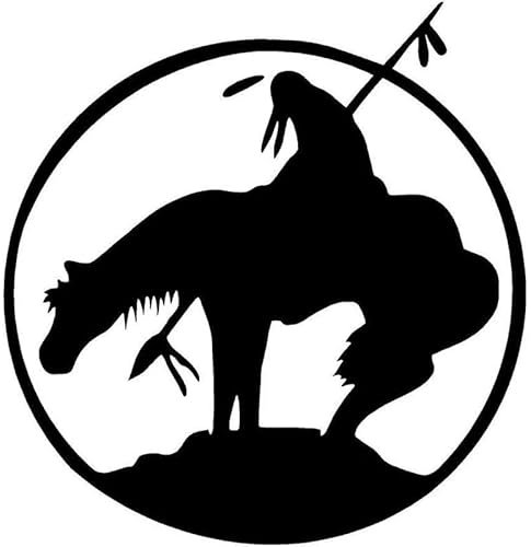 CHSLO Car Sticker 14.6cm*15.3cm End of The Trail Indian Chief Horse Spear Ride Days Originality Vinyl Decal Car Sticker
