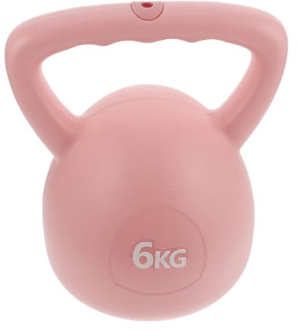 Toddmomy Kettlebell fitnessgeräte gewichtheben krafttraining hantel trainieren Wasserkochergewichte mit Griffen Sport Rosa