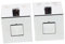 DIYEAH Bathroom Faucet Thermostat Handles Pcs Replacement Parts Simple Wall Mount Installation