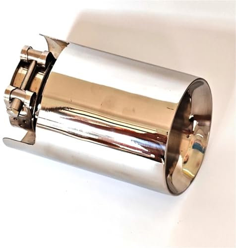 Endschalldämpfer Für Golf 7/R Für GTI 1 Stück Edelstahl Auto Auspuffblende System Universalrohr 60mm 63mm Schalldämpfer Schalldämpfer Endrohr