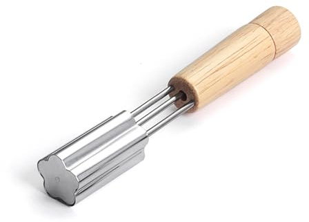 1Pc Steel Cupcake Corer Tool, Hole Cutter Injector | Reusable rustproof pastry filling tool for cupcakes. Practical corer design, steel construction, easy to use.