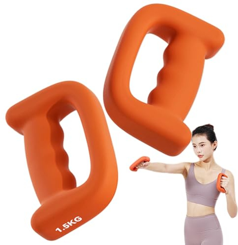 2-teiliges Kurzhantel-Set – mit D-Griff und 2 Teilen | Fitness- und Fitnessgeräte für Fitnessstudio und zu Hause