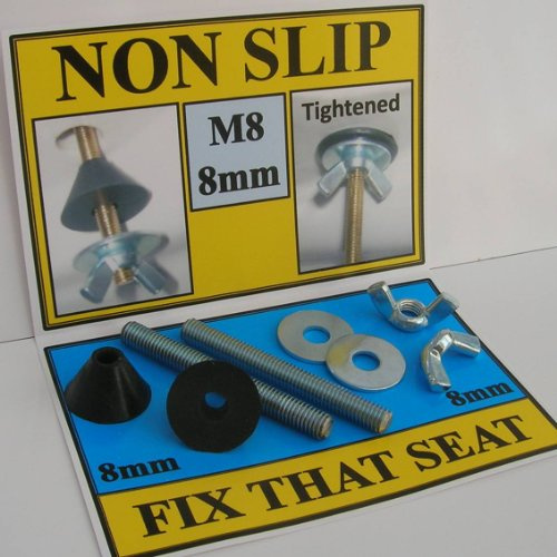 FastFit M8 (8mm) TOILET SEAT HINGE FITTINGS