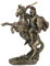 UNICORN STUDIO Alexander der Große auf dem Pferd, griechischer König Statue Skulptur