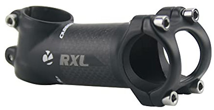 RXL SL MTB Vorbau 31,8 Carbon Vorbau Rennrad Kohlefaser Fahrrad Vorbau 6° Carbon Road Stem Lenker Vorbau für Gravel Bike 3K Matte Aluminiumlegierung Fahrradvorbau für Radfahren Sport und Outdoor 6